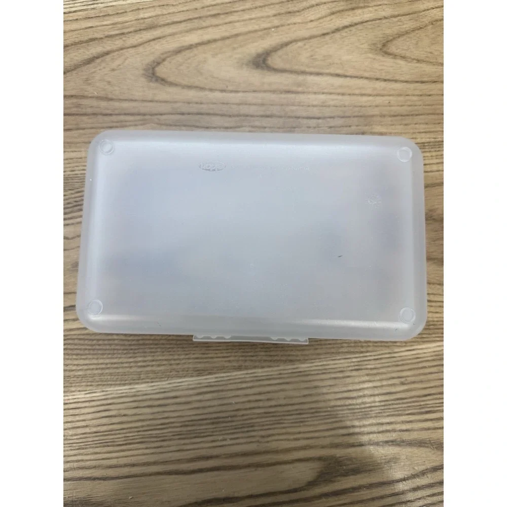 Vtg 90s Spacemaker Pencil Box Case Clear 8